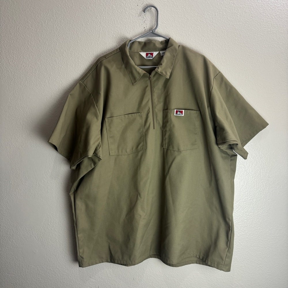 Ben Davis Vintage 1/4 Zipper Shirt Size 3XL
